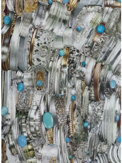 Turquoise Cascade Collage