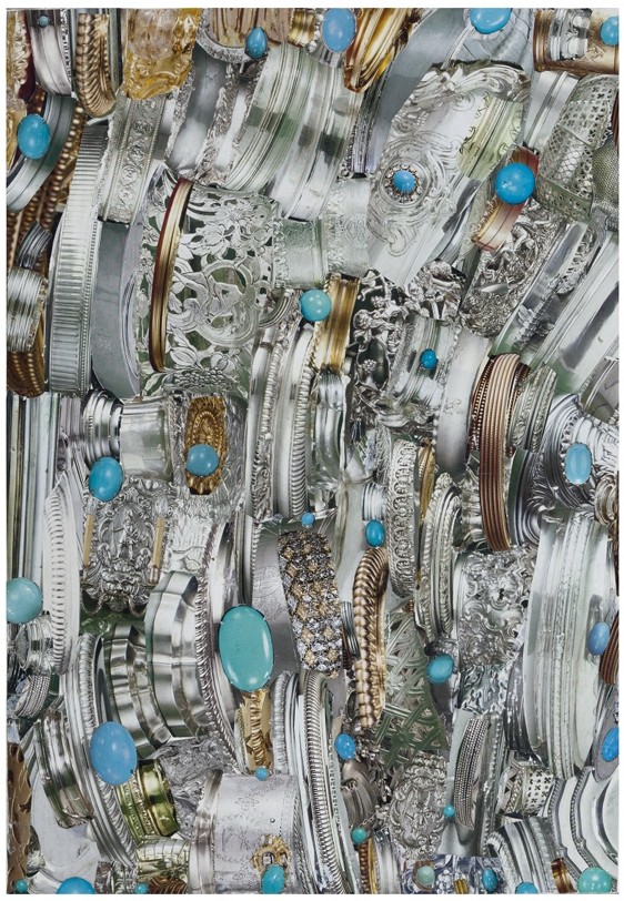 Turquoise Cascade Collage