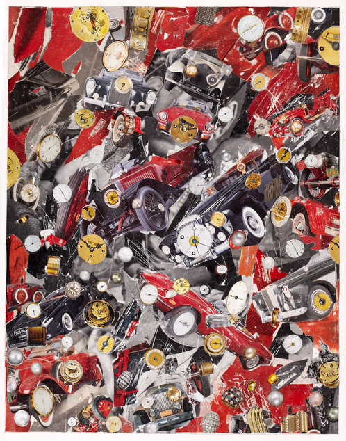 Acceleration Red Collage