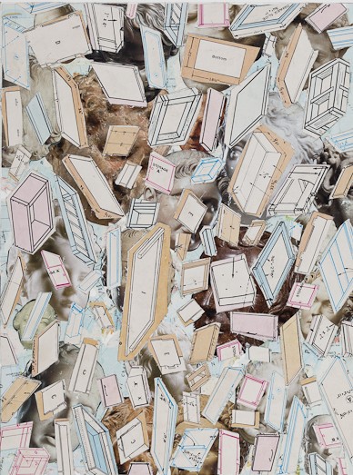 Pastel Planes Collage