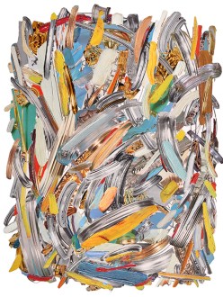 Silver and Color Collage