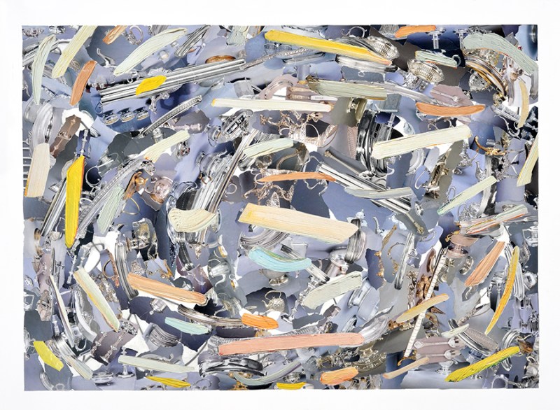 Yellow Shimmer Collage