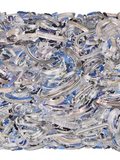 Silver in Blue Collage