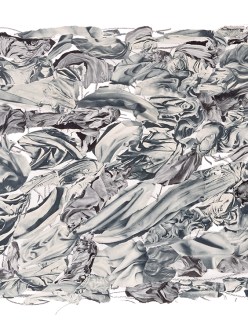 Grey Storm Mixed Media Collage