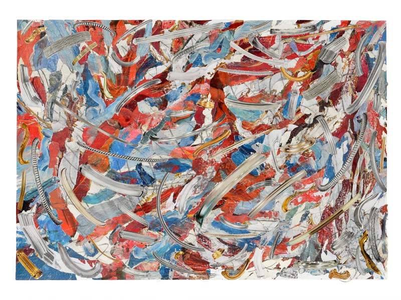 Red White and Blue Collage